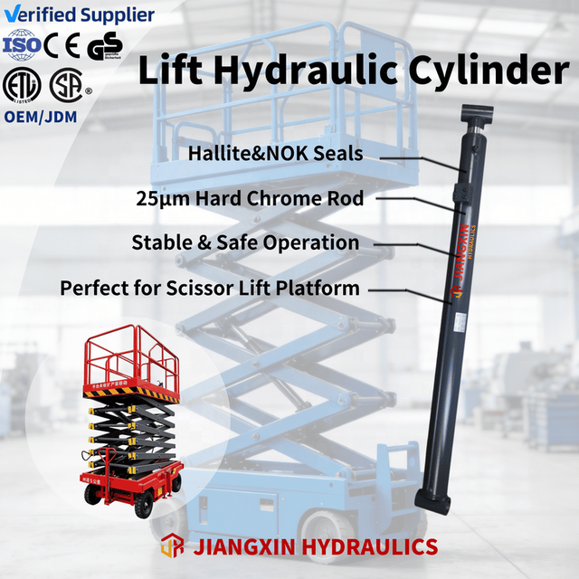 China Manufacturer Customized Hard Chrome Plated Hydraulic Lifting Cylinder for High Altitude Work Platform