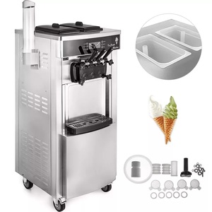 Máquina de helados comercial SIHAO 1200W de alta calidad nueva y confiable con componente de Motor central para uso doméstico - Product Image 1