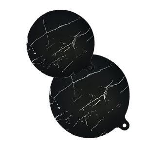 <span class=keywords><strong>Tappetino</strong></span> Protettivo in Silicone per Piano Cottura a Induzione, Rotondo, Isolante Termico, Nero, per Pentole Calde - Product Image 2