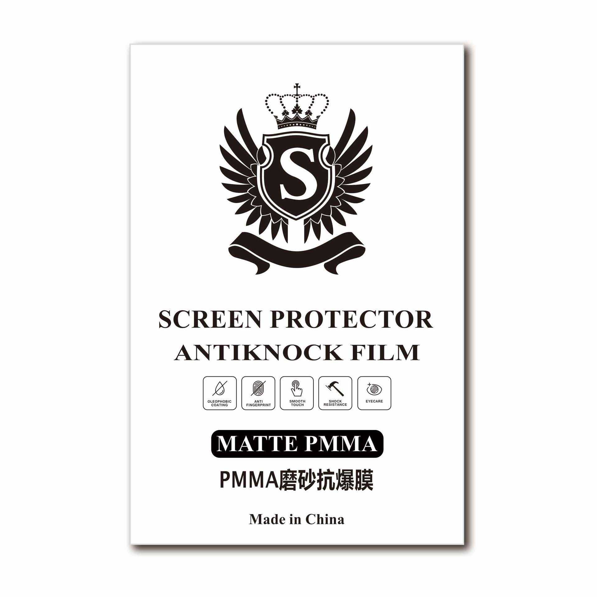 Película mate del PMMA