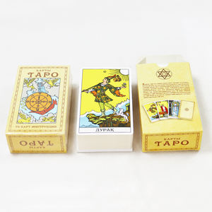 ไพ่ทาโรต์จากภาษารัสเซียย้อนยุคงานตามสั่งพิมพ์ไพ่ทาโรต์ภูมิปัญญาทนทานแบบคลาสสิกพร้อมคู่มือ - Product Image 5