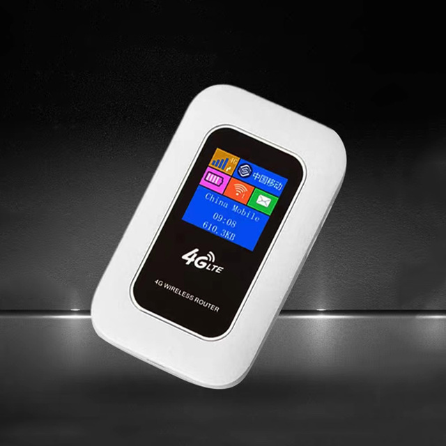 Portable Small Wireless Internet Pocket Wifi 4g Mobile Router Portable Wifi 4g Hotspot Pocket Router With Color Style Screen