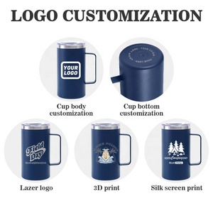 Compra al por Mayor de Tazas de Café de Oficina de 700 ml, de Acero Inoxidable 18/8, Doble Capa, Modernas, Libres de BPA, Aisladas, Térmicas, para Vino y Cerveza - Product Image 3
