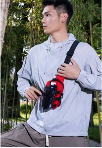 Lightweight Fashion Tactical Men's <b>Chest</b> & Shoulder Bag Polyester Zipper Closure Portable for Summer Sport Outdoor Activities - Product Image 6