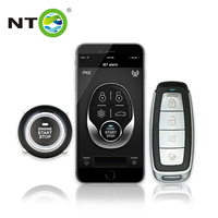 Kit de démarrage et d'arrêt à distance de la voiture, contrôle par application de téléphone mobile Bluetooth, allumage du moteur unidirectionnel, ouverture du coffre, entrée sans clé PKE, alarme de voiture