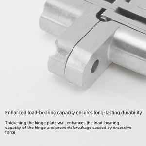 <span class=keywords><strong>Bisagra</strong></span> <span class=keywords><strong>Oculta</strong></span> Invisible de Acero Inoxidable, Muebles de Puerta <span class=keywords><strong>Oculta</strong></span> para Dormitorio, Sala de Estar, Hogar, Aleación de Zinc, Moderna - Product Image 3