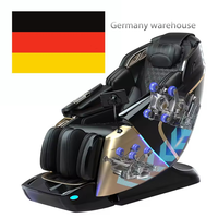 Fauteuil de massage intelligent 4D à double moteur, avec course profonde de 12 cm et rail SL de 135 cm de long, idéal pour la relaxation des personnes de grande taille – Expédition depuis l'entrepôt allemand