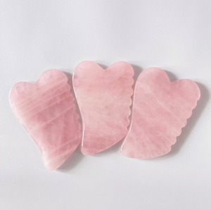 Herramienta de Belleza de Cuarzo Rosa Personalizada OEM, Tabla de Raspado de Gemas Rosas, Accesorio para Lifting Facial - Product Image 6
