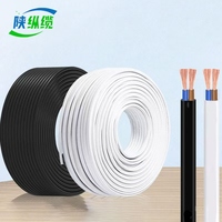 Cable de Cobre Plano Flexible de 2 Núcleos con Aislamiento de PVC, Equivalente a SPT, Cable de Alimentación Eléctrica para Cableado Doméstico