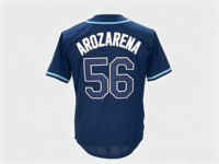 Jahitan Berkualitas Terbaik Dapat Disesuaikan # 13 CAMINERO # 56 AROZARENA. # 5 FRANCO # 2 Jersey Baseball DIAZ