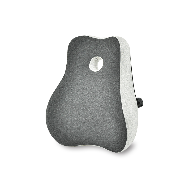 Coussin de dossier - Gris foncé + Gris clair