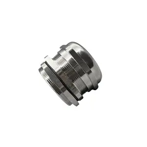 Xingtaida M54x1.5 IP68 waterproof for custom electrical boxes nickel plated brass electric cable gland