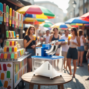 Máquina Comercial Eléctrica para Hacer Hielo Raspado Vevor 661LBS H, Trituradora de Conos de Nieve de Acero Inoxidable con Operación Manual - Product Image 2