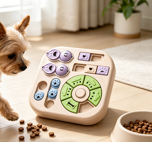 Jouet distributeur de friandises interactif pour chien, type labyrinthe, en plastique, anti-étouffement, antidérapant, durable, bol à alimentation lente pour soulager l'ennui - Product Image 5