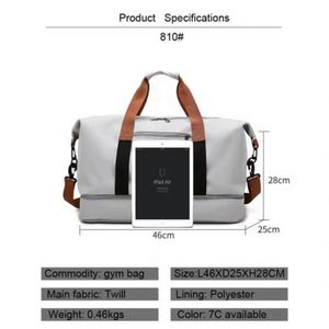 Sac de sport de week-end grande capacité, séparation sec/humide, imperméable, sac de voyage et de sport pour hommes - Product Image 2