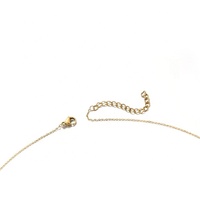 Yiwu Aceon Velle En Acier Inoxydable De Luxe Femmes Minimal Chaîne Ras Du Cou IPG Plaqué Micro Pavé Plein CNC Pierre Bar Croix Collier