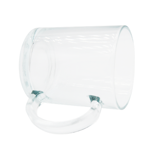 M R.R 11oz Sublimación Blanks <span class=keywords><strong>Taza</strong></span> transparente de vidrio transparente, tazas de café con asa para transferencia de recubrimiento térmico de calor - Product Image 2