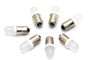 หลอดไฟ LED สำหรับเครื่องพินบอล BA9S แบบฝ้า รุ่นขายดีปี 2020 ใช้ไฟ AC/DC 6.3V # 44 # ไฟ LED พินบอล 47 ดวง 6.3V - Product Image 2