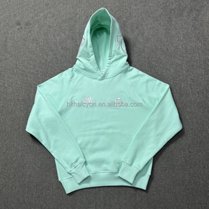 6 * PM letra bordada suelta Sudadera con capucha taladro deportes ocio pierna recta cintura pantalones conjunto - Product Image 5