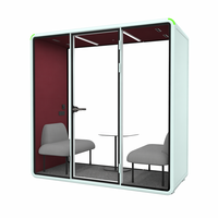 Cabine Acoustique de Bureau Insonorisée pour Chant et Travail, Petite Cabine Silencieuse pour Entretiens
