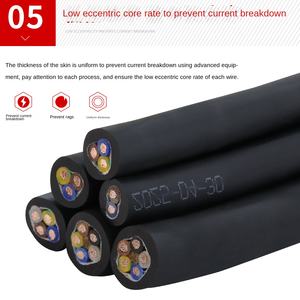 Nationaler Standard Reines Kupfer JHS Wasserdichtes Kabel 1 Meter 2-adrig 3-adrig 4-adrig 1/2,5/4/6 Quadrat Unterwasser-Pumpenkabel Stromkabel - Product Image 4