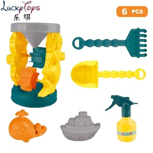 Juguetes <span class=keywords><strong>de</strong></span> Playa para Niños con Reloj <span class=keywords><strong>de</strong></span> Arena, Pala y Moldes para Arena, para Construir Castillos <span class=keywords><strong>de</strong></span> Arena al Aire Libre en Verano y Actividades Sensoriales - Product Image 4
