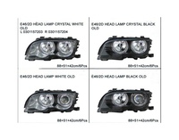 Phares Avant pour BMW E46 Coupé 98-02 Gauche 0301157203 Droite 0301157204