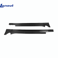 Kit carrosserie aérodynamique style PK en fibre de carbone avec spoiler de pare-chocs latéral et jupes latérales pour Maserati Ghibli 2014-2018 – Modification