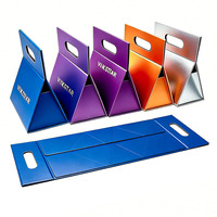 Boîte d'emballage rigide portable personnalisée avec logo, doublure en éponge écologique, laminage mat, estampage à chaud or/argent, fermeture magnétique – Direct Usine