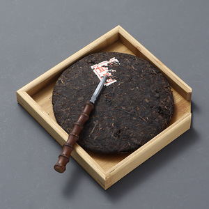 Cuchillo de Té de Bambú con Hoja de Acero de Damasco de 3.9 Pulgadas, Borde Recto, Hecho a Mano, Accesorio para la Ceremonia del Té - Product Image 4