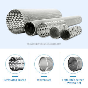 304 316 316L paslanmaz çelik kaynaklı delikli drenaj filtresi Mesh su arıtma için silindir filtre sepet - Product Image 4