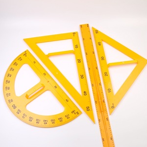 प्लास्टिक गणित शासक कक्षा ज्यामिति उपकरण सेट 100 सेमी सीखने को बढ़ाता है आसानी से ब्लैकबोर्ड प्रोट्रैक्टर मापने वाले शासक - Product Image 5