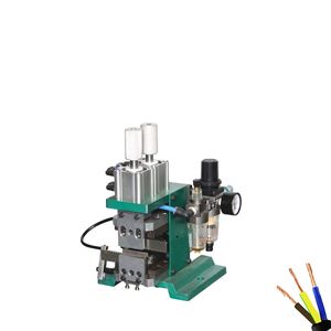 Machine à dénuder pneumatique verticale petite machine à dénuder les fils gainés multiconducteurs Machine à dénuder pneumatique et électrique - Product Image 3