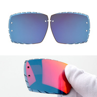 Lunettes de soleil rectangulaires personnalisées en nylon jaune avec effet de verres polarisés Lunettes carrées fantaisie avec verres rectangulaires fantaisie