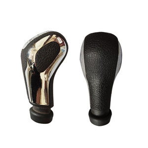 Pomo de palanca de cambios ergonómico de cuero para Citroen C3 C4 - Product Image 3