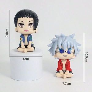 Figura de Anime Jujutsu Kaisen al por Mayor, Versión Q, Sentada, Gojo, Yuji, <span class=keywords><strong>Sukuna</strong></span>, Geto, Nanami, Megumi, Modelo para Decoración de Coche - Product Image 6