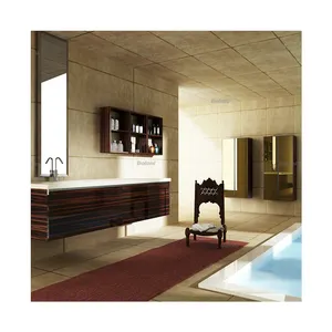 Boloni Italy Styled Wood Veneer Bathroom Vanities Cabinets