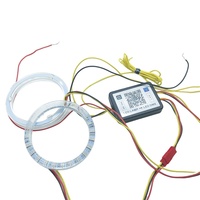 Yeux d'ange LED contrôlés par APP au prix de gros pour la décoration de phares de projecteurs de voiture nouvel état avec yeux d'ange intégrés