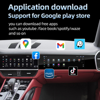 Écran côté passager, autoradio, autoradio Android, écran Carplay, lecteur DVD de voiture, Android Auto, Porsche Cayenne Panamera 18-26