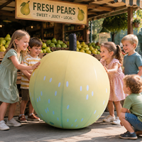 Poire gonflable personnalisée pour la décoration d'événements festifs, la publicité commerciale, les événements de carnaval