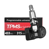 Système de surveillance de la pression des pneus universel avec capteur TPMS intégré 315/433 MHz, écran LCD programmable, 5-24 V, garantie 1 an