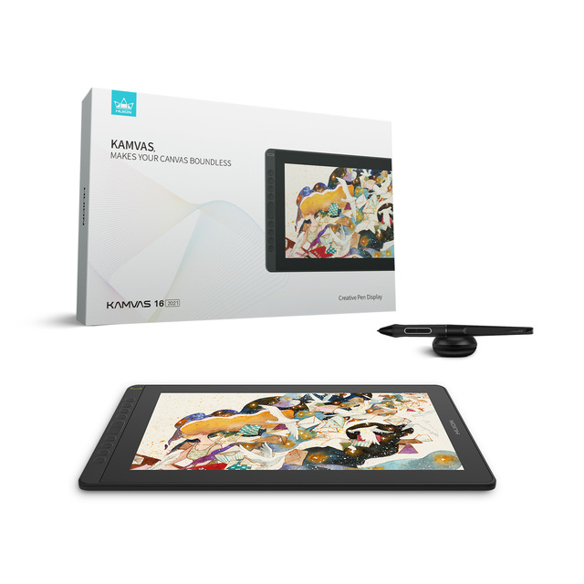 Huion Kamvas 16(2021) Support Smooth Transition Two Modes Drawing Graphics Tablet Pen Display
