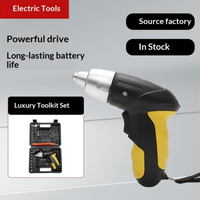 Ensemble de tournevis sans fil miniatures 47 pièces, tournevis électrique avec batterie lithium-ion - Utilisation domestique et industrielle
