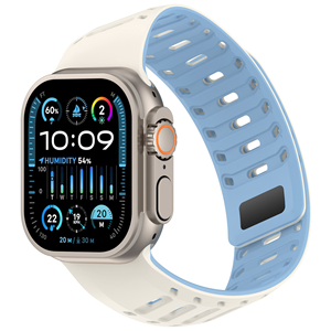 Correa de Silicona Líquida Ergonómica con Diseño Inclinado OEM Compatible con Apple Watch 11 S10 9 8 - Product Image 1