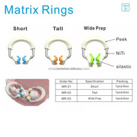 Bandes de matrice dentaire Niti sectionnelles profilées avec clip pour pré-molaire et molaire, outils et matériel dentaire