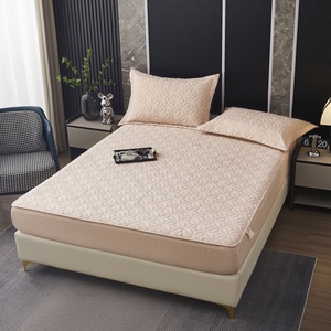 Linnen Katoen Polyester 300TC Draadgetal Spannlaken Kussensloop <span class=keywords><strong>3</strong></span>-delig Beddengoedset voor Zacht Ademend Natuurlijk Gevoel Slaap - Product Image 1