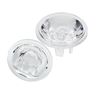 Lentilles LED en PMMA 30 degrés, diamètre 21,2 mm, conception TIR haute efficacité, transmittance >90%, kit de lentilles optiques LED pour plantes