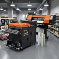 Imprimante DTF 700 mm avec machine à secouer la poudre pour l'impression personnalisée sur T-shirts, sweats à capuche, oreillers, sacs et films PET par transfert thermique