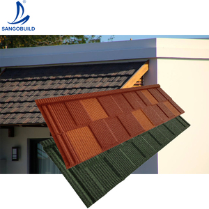 Tejas Modernas de Aluminio y Acero con Recubrimiento de Piedra de Doble Color, Impermeables y Resistentes al Fuego para Hoteles y Parques <span class=keywords><strong>en</strong></span> África Occidental - Product Image 4