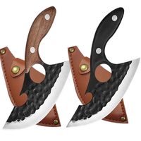 Couteau de boucher incurvé de 5 pouces avec logo personnalisé, couteau de poche multifonction portable en acier inoxydable 4Cr, couteau à éplucher les fruits pour le camping et le barbecue